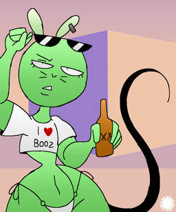 4_fingers anthro beer_bottle bottle clothing container crop_top curvy_figure ear_piercing ear_ring eyelashes eyewear femboy fingers fur green_body green_fur heart_symbol logo looking_at_viewer male navel piercing ring_piercing shirt small_waist solo sunglasses tail text thong topwear underwear wasp_waist whiskers wide_hips thatdawgmurray 12_oz._mouse adult_swim cartoon_network grand_theft_auto_vi gta_vi_cover_girl fitzboi mouse_fitzgerald mammal mouse murid murine rodent aliasing artist_logo artist_name digital_media_(artwork) hi_res signature
