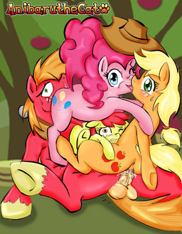 2014 anibaruthecat animal_genitalia anus apple_bloom_(mlp) applejack_(mlp) balls big_macintosh_(mlp) bisexual blonde_hair blue_eyes brother brother_and_sister cowboy_hat cub cum cutie_mark equine female feral feral_on_feral foursome freckles french_kissing friendship_is_magic fur green_eyes group group_sex hair hat horse horsecock incest kissing male mammal my_little_pony on_top one_eye_closed oral orange_fur outside penis pink_fur pink_hair pinkie_pie_(mlp) pony red_fur red_hair sex sibling sister sitting straight tongue toony tree vaginal vein yellow_fur young
Rating: Explicit
Score: 11
User: lemongrab
Date: January 13, 2014