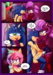 2016 absurd_res amy_rose anthro anthrofied balls big_penis blush breast_play breast_suck breasts brother_(lore) brother_and_sister_(lore) comic dialogue digital_media_(artwork) drunk duo_focus english_text erection eulipotyphlan female genitals group hallucination hedgehog hi_res hithog huge_penis incest_(lore) male male/female mammal penis sega sibling_(lore) sister_(lore) sonia_the_hedgehog sonic_the_hedgehog sonic_the_hedgehog_(series) sonic_underground stroking_(disambiguation) substance_intoxication sucking superbunnygt text vein veiny_penis