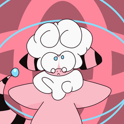 ambiguous_gender anthro eyewear glasses pose silly slightly_chubby solo wearing_glasses arte_misee nintendo pokemon flaaffy generation_2_pokemon pokemon_(species) 1:1