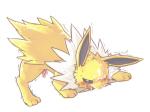 2012 blush cum_in_face doessummer eeveelution feral fur gay jolteon male multicolor_fur nintendo one_eye_closed penis plain_background pokémon solo tapering_penis two_tone_fur video_games white_background white_fur yellow_fur
Rating: Explicit
Score: 10
User: Lizardite
Date: March 12, 2014