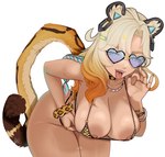 5_fingers alternative_fashion animal_print animal_print_bikini areola bent_over big_breasts bikini biped black_bikini black_choker black_clothing black_ears black_eyewear black_jewelry black_necklace black_sunglasses black_swimwear blonde_eyebrows blonde_hair blue_eyes blue_hair bracelet braided_hair breasts brown_areola brown_bikini brown_clothing brown_nipples brown_swimwear brown_tail choker cleavage clothed clothed_female clothed_humanoid clothing colored_nails digit_ring ear_piercing ear_ring eyebrows eyewear fangs fellatio_gesture female female_humanoid finger_ring fingernails fingers gesture gold_(metal) gold_bracelet gold_jewelry gold_ring gradient_hair grey_fingernails grey_jewelry grey_nails grey_necklace gyaru hair heart_sunglasses inner_ear_fluff j-fashion jewelry leopard_print leopard_print_bikini lips long_hair looking_at_viewer multicolored_bikini multicolored_clothing multicolored_hair multicolored_jewelry multicolored_necklace multicolored_swimwear nails necklace nipples orange_hair palms pattern_bikini pattern_clothing pattern_swimwear piercing pink_hair pink_lips pink_tongue pupils ring_piercing silver_bracelet simple_background skimpy skimpy_bikini slit_pupils solo standing suggestive suggestive_gesture sunglasses swimwear tail tan_body tan_inner_ear_fluff tan_skin teeth thick_thighs tongue tongue_out tuft two-piece_swimsuit two_tone_jewelry two_tone_necklace white_background white_bikini white_clothing white_jewelry white_necklace white_swimwear white_tail yellow_bikini yellow_clothing yellow_swimwear x_e11e genshin_impact mihoyo xilonen_(genshin_impact) animal_humanoid felid felid_humanoid humanoid leopard_humanoid mammal mammal_humanoid pantherine pantherine_humanoid 2025 hi_res shaded