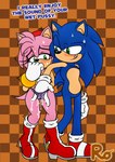 anthro bodily_fluids boots clothed clothing duo female footwear genital_fluids male male/female nude shoes sweat thick_thighs thigh_gap thin_calves thin_legs thin_thighs topless vaginal_fluids raianonzika sega sonic_the_hedgehog_(series) amy_rose sonic_the_hedgehog eulipotyphlan hedgehog mammal absurd_res hi_res