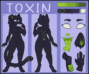 anthro black_body female long_tongue mouth_shot open_mouth slime solo tongue akiannakatt domestic_cat felid feline felis goo_creature mammal 6:5 absurd_res digital_media_(artwork) hi_res model_sheet