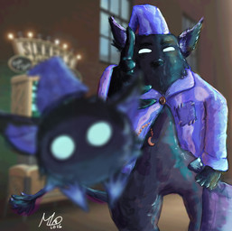 anthro beak biped black_body clothed clothing dark_body dark_fur fingers fur gesture hand_gesture hat headgear headwear humor looking_at_viewer male nightcap pajamas pillow simple_eyes sleepwear solo tail throwing throwing_character topwear tossing maxwell_longtail deadlock_(game) eminem_throw mythology valve valve_corporation rem_(deadlock) avian chimera dream_creature gryphon mythological_avian mythological_creature absurd_res digital_media_(artwork) hi_res meme