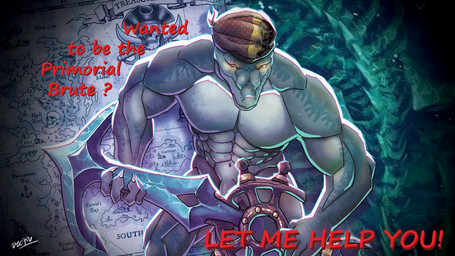 abs anthro balls biceps big_muscles biped casual_nudity claws clothing detailed_background flaccid genitals headgear headgear_only headwear headwear_only humanoid_genitalia humanoid_penis looking_down male male_anthro mostly_nude muscular muscular_anthro muscular_male obliques pecs penis penis_base solo standing text triceps lycanimation aquatic fish lizard reptile scalie 16:9 english_text hi_res widescreen