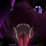 anthro bodily_fluids close-up male mouth_shot open_mouth saliva skylynx solo teeth tongue tongue_out vrchat_model peq42 novabeast 1:1 3d_(artwork) 3d_animation animated digital_media_(artwork) no_sound short_playtime webm