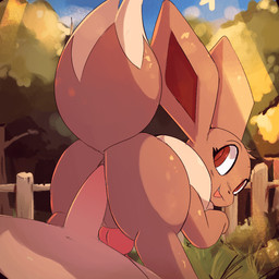 anal anal_penetration animal_genitalia animal_penis balls balls_deep bestiality blush brown_body brown_fur butt canine_genitalia canine_penis detailed_background duo erection faceless_character faceless_human faceless_male feral feral_penetrated fur genitals human_on_feral human_penetrating human_penetrating_feral interspecies knot knotted_penis larger_human larger_male looking_at_viewer looking_back looking_back_at_viewer male male/male male_on_feral male_penetrated male_penetrating male_penetrating_male neck_tuft nude outside penetration penile penile_penetration penis penis_in_ass plant pokephilia sex shrub size_difference smaller_feral smaller_male tree tuft lodetail nintendo pokemon eevee generation_1_pokemon human mammal pokemon_(species) 2d_animation animated digital_media_(artwork) frame_by_frame hi_res loop