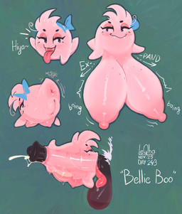 all_the_way_through ambiguous_gender animal_genitalia animal_penis anus ball_lick balls big_anus big_balls big_breasts big_nipples black_penis bodily_fluids bow_ribbon breast_expansion breasts cum cum_inflation cum_inside disembodied_penis duo ejaculation equine_genitalia equine_penis expansion fangs female female/ambiguous female_penetrated genital_fluids genitals glistening glistening_body hair huge_balls huge_breasts huge_nipples humanoid_genitalia hyper hyper_breasts inflation licking long_tongue male multiple_poses nipples non-mammal_nipples oral oral_penetration penetration penile penile_penetration penis penis_in_mouth penis_poking_out pink_body pink_nipples plump_labia pose puffy_anus sex simple_background simple_eyes small_breasts smile solo stretched_anus sweat teeth tongue tongue_out toony translucent translucent_body vulva leqha mario_bros nintendo bellie_boo_(leqha) fan_character boo_(mario) ghost spirit 2025 digital_media_(artwork) hi_res signature