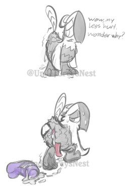 after_anal after_masturbation anal anal_masturbation anus beak beak_and_mouth bodily_fluids butt cum cum_on_ground dialogue dildo erection exhausted feathers feet genital_fluids grey_beak grey_body grey_feathers grey_talons half-closed_eyes head_feathers kneeling looking_back lube lube_drip lube_in_ass lube_on_dildo male masturbation multicolored_body narrowed_eyes nose_beak purple_dildo sex_toy shaking shaking_legs solo spread_butt spreading standing sweat sweatdrop tail tail_feathers talons toes toony toony_eyes white_body white_feathers wings undergreysnest bird_(undergreysnest) avian bird sketch watermark