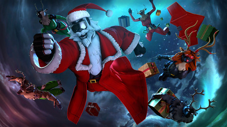 5_fingers aircraft anthro antlers beard black_body black_fur black_hair bodysuit breasts brown_body brown_fur brown_hair christmas_clothing christmas_headwear clothed clothed_anthro clothed_female clothed_male clothing coat facial_hair female fingers fur gift grey_body grey_fur group hair hat headgear headwear holidays horn humanoid_hands male mask night santa_hat skinsuit sky skydiving tight_clothing topwear vehicle visor wearing_mask white_body white_fur petruz petruz_(modeler) christmas rudy_(petruz) santa_claus deer mammal new_world_deer reindeer yeti 16:9 3d_(artwork) digital_media_(artwork) hi_res source_filmmaker_(artwork) widescreen