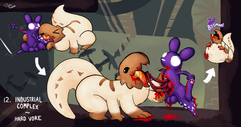 6_legs ambiguous_gender amputation amputee anthro balls belly big_balls big_belly bite bite_mark bite_taken blood blood_in_mouth blood_on_face blood_on_hand blood_puddle bodily_fluids bone burping castration cock_and_ball_torture death detailed_background disability disembowelment duo eating_organs exposed_organs eyes_closed feral genital_mutilation genital_torture genitals gore guts happy hard_vore humanoid_genitalia humanoid_penis intestines male male/ambiguous missing_arm missing_limb mutilation oral_vore organs pain pawpads paws penis tail tongue tongue_out vore wide_eyed pincoosh rain_world videocult caramel_lizard_(rain_world) ghost lizard_(rain_world) slugcat spirit digital_media_(artwork) hi_res sequence signature