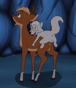 3_toes albino all_fours anal anal_penetration animal_genitalia animal_penis antlers anus balls balls_deep belly black_ear_tips black_nose blonde_hair brown_body brown_eyes brown_fur butt cave cervine_antlers cervine_genitalia cervine_penis cheek_tuft curling_tail dipstick_ears doggystyle duo ear_markings ears_outwards erection facial_tuft feet feral feral_on_feral fetlocks fluffy fluffy_balls fluffy_tail from_behind_position fur fuzzy_balls genitals hair head_tuft holidays hooves horn inside interspecies larger_sub looking_at_another looking_at_partner male male/male male_feral male_penetrated male_penetrating male_penetrating_male mounting multicolored_ears open_mouth penetration penile penile_penetration penis penis_in_ass pink_penis pivoted_ears quadruped raised_tail red_nose sex shadow size_difference smile smiling_at_another smiling_at_partner standing submissive tail tan_balls tan_belly tan_body tan_fur toes tongue tongue_out tuft two_tone_ears whiskers white_balls white_body white_fur white_sclera comjuke christmas rudolph_the_red-nosed_reindeer:_the_movie rudolph_the_red-nosed_reindeer slyly arctic_fox canid canine cervine deer fox mammal new_world_deer reindeer true_fox 2023 colored digital_media_(artwork) hi_res