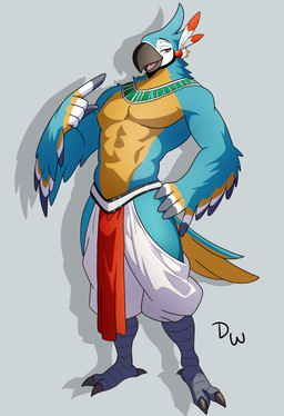 anthro beak biped black_beak black_eyebrows blue_body blue_feathers blue_tail bottomwear clothed clothed_anthro clothed_male clothing eyebrows feather_hands feathers feet gesture glistening glistening_eyes grey_background hand_gesture hand_on_leg logo loose_feather male male_anthro multicolored_body multicolored_bottomwear multicolored_clothing multicolored_feathers multicolored_tail open_beak open_mouth orange_body orange_feathers orange_tail pointing pointing_at_self red_bottomwear red_clothing scuted_legs scutes simple_background solo tail tail_feathers talons toes tongue tongue_showing white_body white_bottomwear white_clothing white_feathers yellow_eyes darkwolf79 breath_of_the_wild nintendo the_legend_of_zelda kass_(tloz) avian rito 2025 absurd_res artist_logo digital_media_(artwork) hi_res