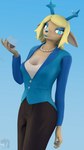 anthro antlers blazer clothing container cup drinking_glass female freckles glass glass_container glass_cup horn jewelry mature_female necklace revamped_anthros shirt solo topwear undershirt wine_glass donglysfm deltarune undertale_(series) carol_holiday deer mammal 3d_(artwork) 4k 9:16 absurd_res digital_media_(artwork) hi_res