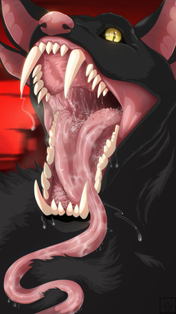 anthro bodily_fluids fangs male mouth_shot open_mouth saliva solo teeth tongue tongue_out blakezarks bzarks bat mammal 4k 9:16 absurd_res bust_portrait cel_shading hi_res portrait shaded