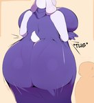 anthro big_breasts big_butt breasts butt clothed clothing dress female huge_breasts huge_butt male mature_female panty_lines rear_view silhouette solo standing text thick_thighs tight_clothing tight_dress white_body kkoart undertale undertale_(series) sans_(undertale) toriel boss_monster_(undertale) bovid caprine mammal 2023 cel_shading colored digital_media_(artwork) english_text shaded