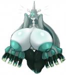 areola big_areola big_breasts big_nipples breast_expansion breasts celesteela clothing digital_media_(artwork) elfdrago expansion female generation_7_pokemon genitals hi_res huge_areola huge_breasts huge_nipples humanoid hyper hyper_areola hyper_breasts hyper_nipples legwear navel nintendo nipples not_furry open_mouth pokemon pokemon_(species) pussy simple_background solo thick_thighs thigh_highs ultra_beast unavailable_at_source white_background white_body white_skin