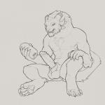 2014 balls barbs charr claws cum erection fangs feline guild_wars horn line_art looking_down male mammal monochrome multiple_ears navel paws penis sex_toy sitting snowskau solo toned video_games
Rating: Explicit
Score: 2
User: Kaik
Date: March 17, 2014