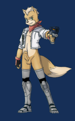 anthro balls claws clothed clothing cybernetics erection foreskin genitals green_eyes grumpy gun handgun humanoid_genitalia humanoid_penis jacket kemono machine male mostly_nude penis pistol prosthetic prosthetic_leg prosthetic_limb ranged_weapon scarf science_fiction simple_background solo standing text toe_claws topwear weapon raxkiyamato nintendo star_fox fox_mccloud canid canine cyborg fox mammal 2017 alpha_channel sketch