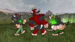 anthro armor green_screen outside red_eyes smile tail tail_motion rye_muro sound_warning dr._livesey_walk total_war:_warhammer warhammer_(franchise) warhammer_fantasy deathmaster_snikch queek_headtaker throt_the_unclean mammal rodent skaven 16:9 animated hi_res huge_filesize long_playtime meme sound webm widescreen