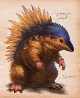 4_fingers 4_toes ambiguous_gender biped blue_body blue_fur brown_claws brown_eyes claws feet feral finger_claws fingers front_view fur looking_at_viewer mouth_closed multicolored_body multicolored_fur plantigrade pupils simple_background sitting snout solo tan_background text toe_claws toes twitter_handle two_tone_body two_tone_fur yellow_body yellow_fur christopher_stoll nintendo pokemon cyndaquil generation_2_pokemon pokemon_(species) 2024 digital_drawing_(artwork) digital_media_(artwork) english_text full-length_portrait hi_res portrait species_name