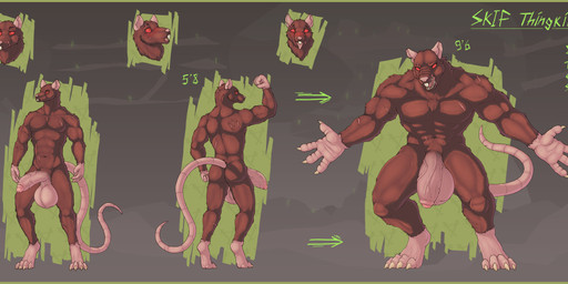 abs action_pose ahegao angry anthro arm_scar back_scar balls belly big_balls big_butt big_penis blush blush_face border brown_belly brown_body brown_chest brown_fur butt cheek_tuft chest_tuft claws facial_scar facial_tuft front_view fur genitals height huge_balls huge_penis humanoid_genitalia humanoid_penis leg_scar logo long_tail looking_aside looking_pleasured male muscular muscular_male navel nude nude_male number paws penis pink_ears pink_nose pink_penis pink_tail pose raised_arm rear_view red_eyes red_sclera scar size_transformation skaven_symbol solo standing surprised tail tail_scar teeth text tongue tongue_out transformation tuft vein veiny_penis yellow_border wolfarion warhammer_(franchise) skif mammal murid murine rat rodent skaven 2025 absurd_res artist_logo character_name colored dated english_text hi_res model_sheet portrait shaded