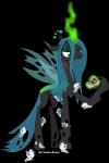 female feral group hole_(anatomy) horn insect_wings vector wings young vector-brony friendship_is_magic hasbro my_little_pony queen_chrysalis_(mlp) arthropod changeling 2016 absurd_res alpha_channel hi_res