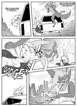 4_ears anthro blood bodily_fluids clothed clothing eyewear female fight glasses group gun inner_ear_fluff male multi_ear nude outside ranged_weapon text tuft weapon kifyun2 kif_yppreah mia_smith canid canine fox mammal absurd_res black_and_white comic hi_res monochrome