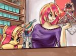 blonde_hair blue_eyes clothing desk duo female furniture gunpla hair horn machine mecha multicolored_hair photo pincers pliers red_hair table tools two_tone_hair checkerboardazn equestria_girls gundam hasbro my_little_pony mythology takara_tomy transformers build_burning_gundam sunset_shimmer_(eg) equid equine human mammal mythological_creature mythological_equine unicorn model 2014 4:3 absurd_res hi_res