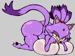 aged_up anthro big_breasts big_butt breast_pillow breasts butt female forehead_gem gem huge_breasts huge_butt nude solo thick_thighs wide_hips wolflance sega sonic_the_hedgehog_(series) blaze_the_cat domestic_cat felid feline felis mammal hi_res