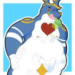 anthro belly belly_expansion blue_body bodily_fluids burp_cloud burping burping_at_viewer expansion male male/male rumbling_stomach saliva solo vore liam_98 nintendo pokemon generation_5_pokemon humanoid pokemon_(species) scolipede 1:1 absurd_res hi_res