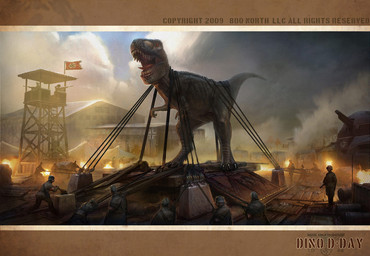 ambiguous_gender cannon feral flag flag_(object) group gun lever male nazi nazi_uniform public_transportation rail_transit ranged_weapon red_eyes restraints sniper swastika tents train_station vehicle warehouse weapon world_war_2 ben_mauro dino_d-day dinosaur human mammal prehistoric_species reptile scalie theropod tyrannosaurid tyrannosauroid tyrannosaurus tyrannosaurus_rex 2009