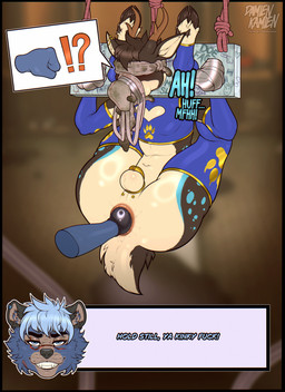 anal anal_fisting anal_penetration anthro antlers anus arms_tied armwear balls bdsm black_body black_fur black_hair black_nose blindfold blue_body blue_clothing blue_eyes blue_fur blue_hair bodily_fluids body_worship bondage bound brown_body brown_fur butt chastity_cage chastity_device cheerleader cheerleader_outfit clothed clothing crop_top degradation dirty dirty_clothing dirty_talk dirty_underwear dominant dominant_anthro dominant_male duct_tape duo ear_piercing ears_back eyebrows facial_scar fisting footwear fur gag genitals gloves gold_(metal) guiche_piercing hair half-closed_eyes hands_tied handwear heart_symbol hooves horn humiliation jockstrap jockstrap_in_mouth jockstrap_on_face jockstrap_sniffing latex latex_clothing latex_gloves latex_handwear legs_behind_back legs_tied legs_up legwear lube lube_in_ass lube_on_butt male male/male markings moan musk musk_worship musky_underwear narrowed_eyes navel onomatopoeia penetration piercing pivoted_ears restraints rope rough_anal scar scent scent_play shirt shy sloppy smile sniffing sniffing_clothes sock_in_mouth sock_sniffing socks sound_effects speech_bubble spots spotted_body spotted_fur spread_legs spreading stained_underwear stocks stuff_gag submissive submissive_anthro submissive_male sweat tail tally_marks tape tape_bondage tape_gag teeth text topwear underwear underwear_gag underwear_sniffing damienkamien louis_(rashthefur) thrack badger deer mammal mustelid musteline absurd_res hi_res sequence
