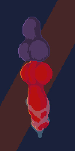animal_genitalia balls bodily_fluids furry_balls genitals knot male saliva sheath simple_background solo wet safrana canid canine canis domestic_dog mammal digital_media_(artwork) pixel_(artwork)