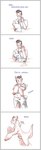 biped black_hair border chair clothed clothing container cup dialogue drinking erection eyewear front_view fully_clothed furniture gender_transformation genitals glans glasses grey_border growth hair holding_object holding_paper horn horn_growth human_to_feral humanoid_genitalia humanoid_penis looking_down_at_self male motion_lines mtf_transformation mug navel nude on_chair open_mouth paper paws penis shirt side_view simple_background sitting sitting_on_chair smile solo species_transformation spilled_drink tail tail_growth tail_growth_in_pants text topwear torn_clothing transformation white_background white_body wing_growth wings strawberrytfs thebaseballfur human hybrid mammal 2019 colored comic english_text hi_res sequence shaded