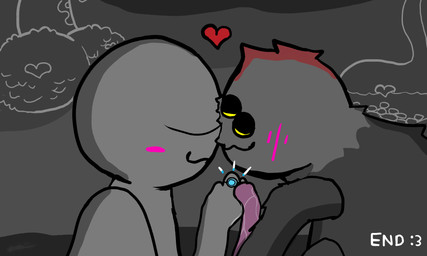 blush bodily_fluids duo egg female feral heart_symbol impregnated male male/female marriage_proposal ovipositor ring sweat x-ray_view bernabus arachnid arthropod spider 5:3 absurd_res hi_res