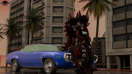 anthro breasts butt detailed_background duo eyeliner female freckled_arms freckled_face freckled_legs freckled_shoulders freckled_thighs freckles highlights_(coloring) hug makeup male male/female markings medium_breasts red_eyeliner red_eyes red_highlights tail whiskers hound_helldan grand_theft_auto grand_theft_auto_vi mythology rockstar_games hound_(hound_helldan) jessika_(hound_helldan) canid canid_demon canine demon hellhound hybrid mammal mythological_canine mythological_creature novabeast 16:9 3d_(artwork) 4k absurd_res blender_(artwork) digital_media_(artwork) hi_res watermark widescreen brother_(lore) brother_and_sister_(lore) sibling_(lore) sister_(lore) twins_(lore)