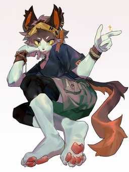 4_toes 5_fingers accessory anthro biped bottomwear cargo_shorts claws clothed clothed_male clothing crossed_legs ear_piercing ear_ring feet finger_gun fingers gesture hand_gesture headband humanoid_hands leggings legwear looking_at_viewer lying male male_anthro on_side pawpads piercing pink_pawpads plantigrade plantigrade_pawpads pockets ring_piercing shirt shorts simple_background solo t-shirt tail toe_claws toes topwear white_background wristband yellow_eyes moriyok arknights hypergryph studio_montagne aak_(arknights) felid mammal 2020 3:4 absurd_res hi_res