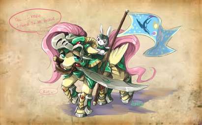 armor duo feathered_wings feathers female feral flag fur green_eyes hair horn long_hair male melee_weapon moon object_in_mouth pink_hair standing sun sword sword_in_mouth text weapon wings yellow_body yellow_feathers yellow_fur audrarius friendship_is_magic hasbro my_little_pony mythology angel_(mlp) fluttershy_(mlp) princess_celestia_(mlp) princess_luna_(mlp) equid equine lagomorph leporid mammal mythological_creature mythological_equine pegasus rabbit winged_unicorn digital_media_(artwork) english_text hi_res