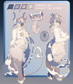 anthro big_breasts big_butt breasts butt crystal ears_down fangs female horn long_tongue pivoted_ears simple_background tail teeth tongue beetlesbee bovid bovine cattle demon mammal watermark