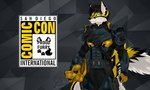 anthro armor bandolier belt black_hair fur green_eyes hair headgear helmet holding_armor holding_headgear holding_helmet holding_object male mask solo yellow_body yellow_fur snaketeeth12 dc_comics deathstroke dryden_teichmann canid canine canis mammal wolf 5:3