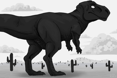ambiguous_gender animal_genitalia butt cactus cloaca cloud desert feral genitals outside plant scales solo mustard_(welcometothevoid) google google_chrome dinosaur_(google_chrome) dinosaur prehistoric_species reptile scalie theropod tyrannosaurid tyrannosauroid tyrannosaurus tyrannosaurus_rex 2021 3:2 absurd_res dated digital_media_(artwork) greyscale hi_res monochrome signature