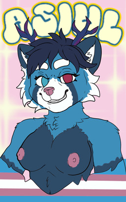 anthro asiul female male male/female solo xterminhate ailurid deer mammal red_panda 5:8 hi_res
