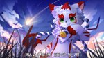 4_fingers :3 anthro bell bell_collar biped chest_tuft cloud cloudy_sky collar day fangs fingers fur grass grey_body grey_fur kemono looking_at_viewer low-angle_view male multicolored_body multicolored_fur neck_tuft outside plant red_body red_fur shooting_star sky sky_background skyscape solo standing star starry_sky teeth text tuft white_body white_fur hlg7777 genshin_impact mihoyo rugin canid canine canis mammal wolf 2024 chinese_text digital_drawing_(artwork) digital_media_(artwork) shaded wallpaper