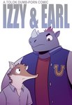 anthro duo male t0l0k earl_(t0l0k) izzy_(t0l0k) mammal rhinoceros sengi comic cover hi_res