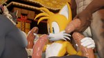 anthro balls clothing double_handjob erection fur gangbang genitals gloves group group_sex hair handjob handwear male male/male nude penile penis sex twintails3d sega sonic_the_hedgehog_(series) miles_prower canid canine canis fox mammal wolf 16:9 3d_(artwork) blender_(artwork) digital_media_(artwork) hi_res widescreen