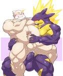 abs age_difference anal anal_penetration anthro anthro_dominating_human anthro_penetrating anthro_penetrating_human balls beard big_balls big_dom_small_sub big_muscles big_nipples big_pecs big_penis blush bodily_fluids carrying_another carrying_partner cum cum_drip cum_in_ass cum_inside cum_while_penetrated cumshot dominant dominant_anthro dominant_male dripping duo ejaculation erection eyes_closed facial_hair genital_fluids genitals gym_leader hair handjob handjob_while_penetrating holding_partner huge_balls huge_penis human_on_anthro human_penetrated humanoid_genitalia humanoid_penis interspecies larger_anthro larger_male leaking_cum male male/male male_penetrated male_penetrating male_penetrating_male multicolored_body musclegut muscular muscular_anthro muscular_human muscular_male muscular_top nipple_fetish nipple_play nipple_suck nipples nude older_male orgasm pecs penetration penile penile_penetration penis penis_in_ass pokephilia purple_body sex simultaneous_orgasms size_difference smaller_human smaller_male smaller_penetrated stand_and_carry_position standing standing_sex submissive submissive_human submissive_male sucking sweat white_hair yellow_body maldu nintendo pokemon wattson_(pokemon) amped_toxtricity generation_8_pokemon human mammal pokemon_(species) toxtricity 2023 absurd_res hi_res signature