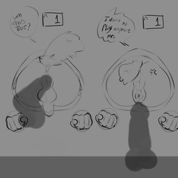 adult_on_young age_difference anal anthro anus bound duo female forced forced_anal genitals glory_hole group group_sex humanoid_genitalia humanoid_penis imminent_rape imminent_sex male male/female male/male penis rape sex sex_slave slave through_wall young young_anthro young_female young_male meowlynx fan_character cricetid felid feline hamster mammal rodent 1:1 hi_res sketch