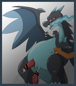 anal anal_penetration blue_border blush bodily_fluids border cum cum_while_penetrated dark duo ejaculation erection feral genital_fluids genitals hands-free male male/male male_penetrated male_penetrating male_penetrating_male membrane_(anatomy) membranous_wings orgasm penetration penis red_eyes sex simple_background sweat tail tears wings doneru mythology nintendo pokemon dragon generation_6_pokemon mega_charizard mega_charizard_x mega_evolution mythological_creature mythological_scalie pokemon_(species) scalie 2015 censored hi_res